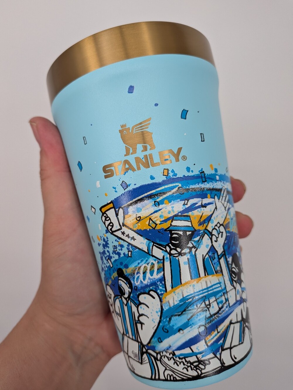 NEW Stanley Futbol Artist Collection Everyday Tumbler cup 16OZ Argentina